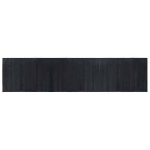 Tepih pravokutni crni 70 x 300 cm od bambusa - Crna 70 x 300 cm Cijena