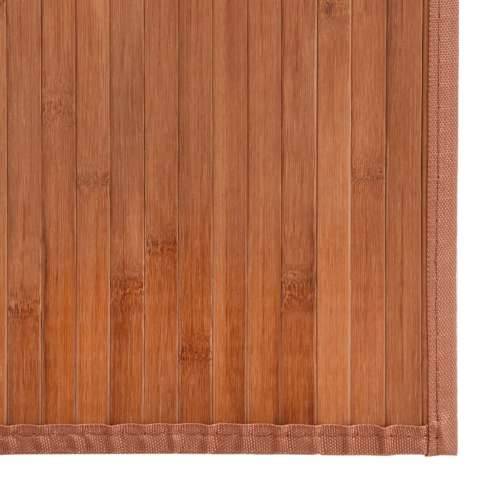 Tepih pravokutni smeđi 60 x 300 cm od bambusa - Smeđa 60 x 300 cm Cijena