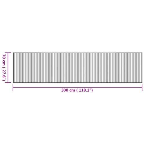 Tepih pravokutni prirodni 70 x 300 cm od bambusa - Prirodna 70 x 300 cm Cijena