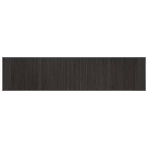 Tepih pravokutni smeđi 70 x 300 cm od bambusa - Siva 70 x 300 cm Cijena