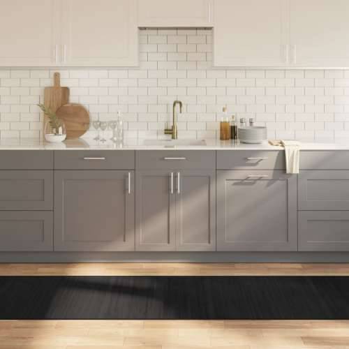 Tepih pravokutni crni 70 x 400 cm od bambusa - Crna 70 x 400 cm Cijena