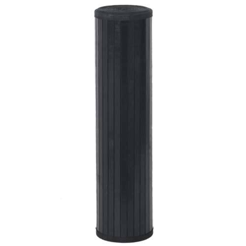 Tepih pravokutni crni 80 x 500 cm od bambusa - Crna 80 x 500 cm Cijena