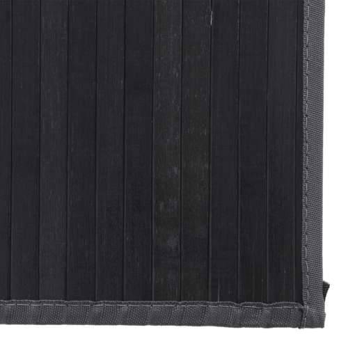 Tepih pravokutni crni 80 x 500 cm od bambusa - Crna 80 x 500 cm Cijena