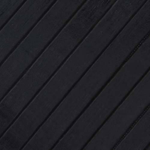 Tepih pravokutni crni 80 x 500 cm od bambusa - Crna 80 x 500 cm Cijena