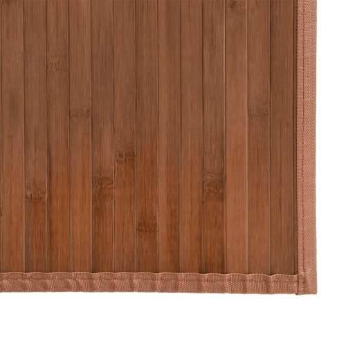 Tepih pravokutni smeđi 80 x 500 cm od bambusa - Smeđa 80 x 500 cm Cijena