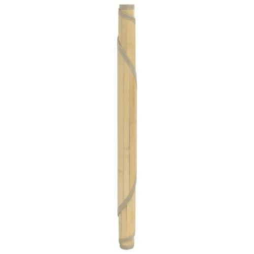 Okrugli tepih svijetli prirodni 100 cm od bambusa - svijetla prirodna 100 cm Cijena