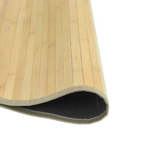 Okrugli tepih svijetli prirodni 100 cm od bambusa - svijetla prirodna 100 cm Cijena
