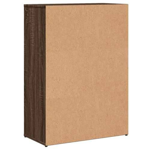 Komoda boja smeđeg hrasta 60x30x84 cm od konstruiranog drva - Bijela 1 Cijena