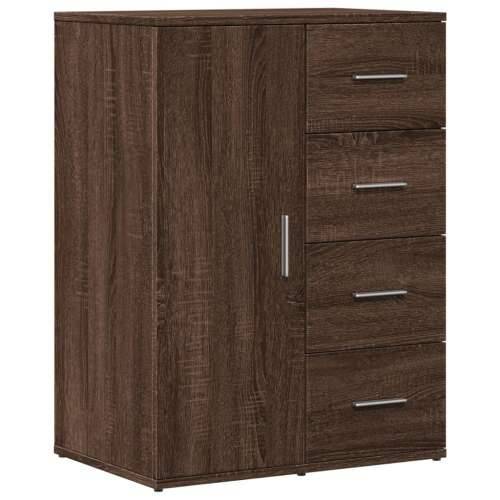 Komoda boja smeđeg hrasta 59x39x80 cm od konstruiranog drva - Smeđi hrast 1 Cijena