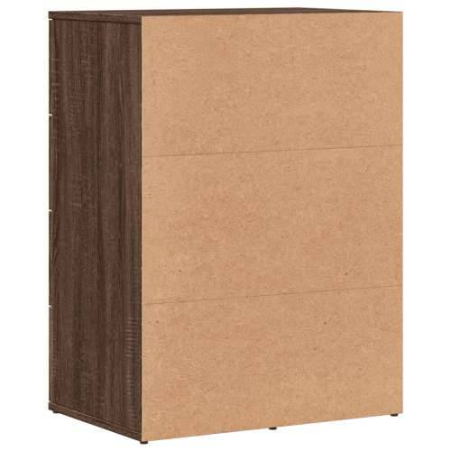Komoda boja smeđeg hrasta 59x39x80 cm od konstruiranog drva - Smeđi hrast 1 Cijena