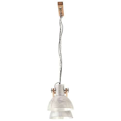 Industrijska viseća svjetiljka 25 W srebrna 109 cm E27 - Srebrno 1 Cijena