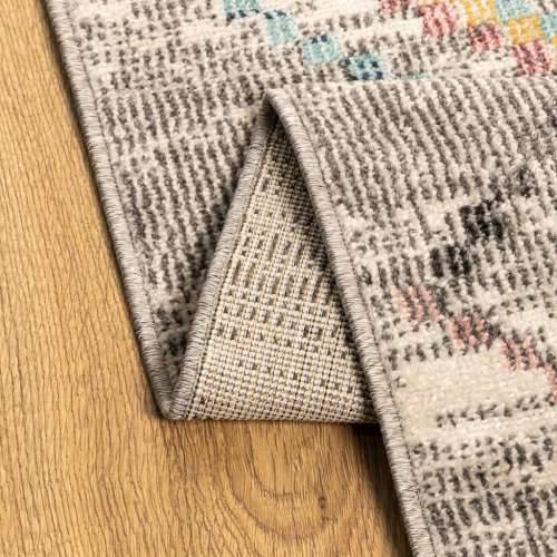 Tepih ARBIZU unutarnji i vanjski vintage dizajn 200x280 cm - Svjetlosiva 200 x 280 cm Cijena