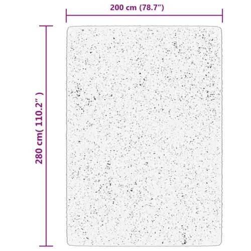 Tepih ARBIZU unutarnji i vanjski vintage dizajn 200x280 cm - Svjetlosiva 200 x 280 cm Cijena