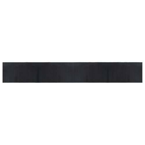 Tepih pravokutni crni 60 x 400 cm od bambusa - Crna 60 x 400 cm Cijena