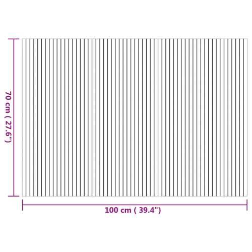 Tepih pravokutni prirodni 70 x 100 cm od bambusa - Prirodna 70 x 100 cm Cijena