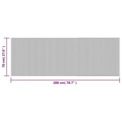 Tepih pravokutni svijetli prirodni 70 x 200 cm od bambusa - svijetla prirodna 70 x 200 cm Cijena