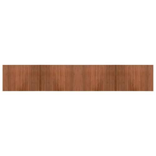 Tepih pravokutni smeđi 70 x400 cm od bambusa - Smeđa 70 x 400 cm Cijena