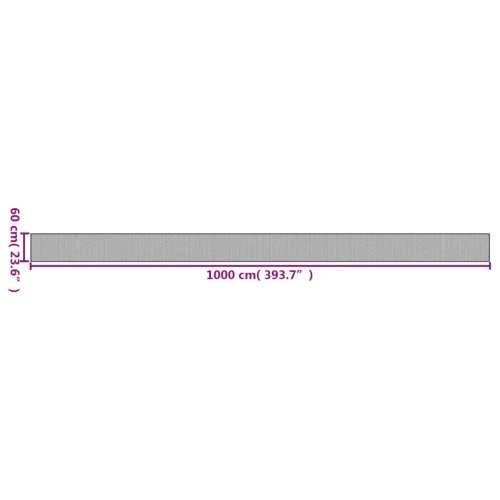 Tepih pravokutni smeđi 60 x 1000 cm od bambusa - Smeđa 60 x 1000 cm Cijena