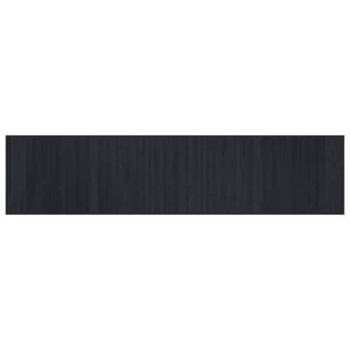 Tepih pravokutni crni 70 x 300 cm od bambusa - Crna 70 x 300 cm Cijena