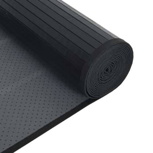 Tepih pravokutni crni 70 x 300 cm od bambusa - Crna 70 x 300 cm Cijena