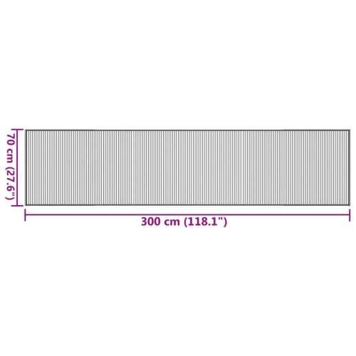 Tepih pravokutni crni 70 x 300 cm od bambusa - Crna 70 x 300 cm Cijena