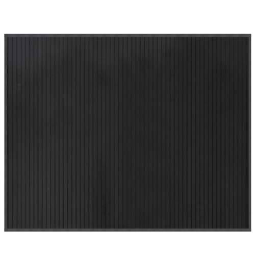 Tepih pravokutni smeđi 80 x 100 cm od bambusa - Siva 80 x 100 cm Cijena
