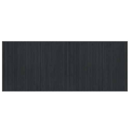Tepih pravokutni sivi 80 x 200 cm od bambusa - Siva 80 x 200 cm Cijena