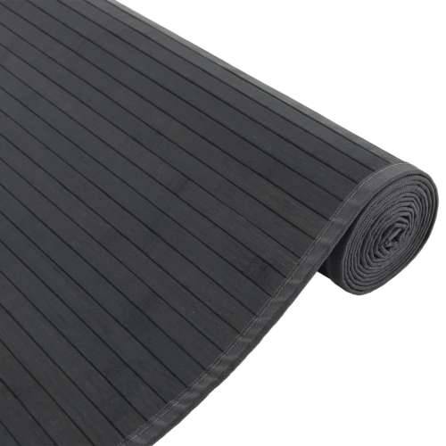Tepih pravokutni sivi 80 x 200 cm od bambusa - Siva 80 x 200 cm Cijena