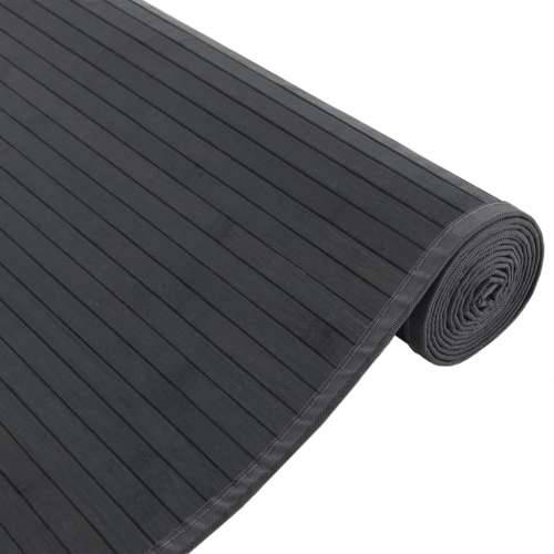 Tepih pravokutni crni 80 x 300 cm od bambusa - Crna 80 x 300 cm Cijena