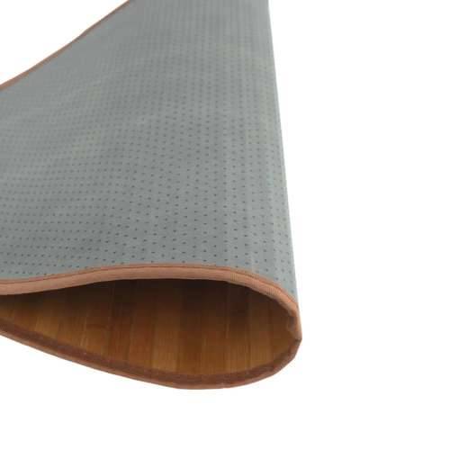 Okrugli tepih smeđi 100 cm od bambusa - Smeđa 100 cm Cijena