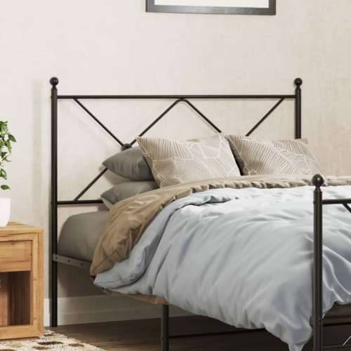 Metalno uzglavlje crno 107 cm - Crna 107 cm 1 Cijena