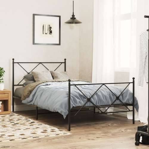 Metalno uzglavlje crno 107 cm - Crna 107 cm 1 Cijena
