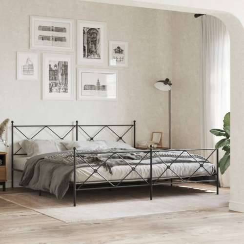 Metalno uzglavlje crno 193 cm - Crna 193 cm 1 Cijena