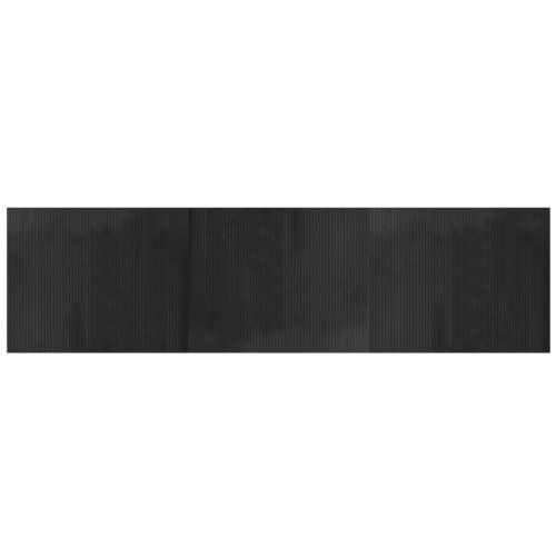 Tepih pravokutni sivi 80 x 300 cm od bambusa - Siva 80 x 300 cm Cijena