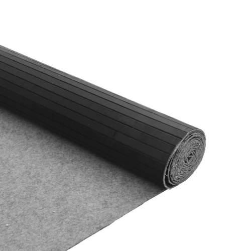 Tepih pravokutni sivi 80 x 300 cm od bambusa - Siva 80 x 300 cm Cijena