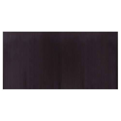 Tepih pravokutni tamnosmeđi 100 x 200 cm od bambusa - Tamno smeđa 100 x 200 cm Cijena