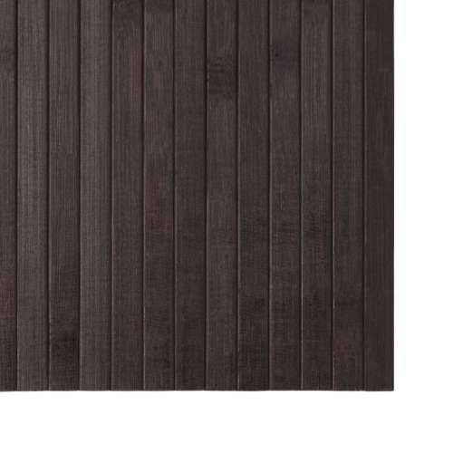 Tepih pravokutni tamnosmeđi 100 x 400 cm od bambusa Tamno smeđa 100 x 400 cm Cijena