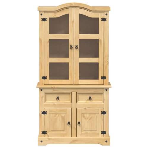 Vitrina sa staklom Corona 100 x 48,5 x 179 cm masivna borovina Cijena