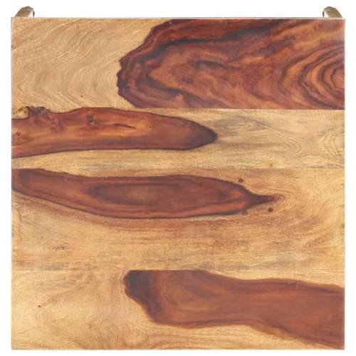 Bočni stolić 60 x 60 x 40 cm od masivnog drva - Smeđa 1 Cijena