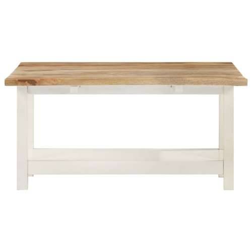 Produživi stolić za kavu bijeli 90 x (45-90) x 45 cm drvo manga Cijena