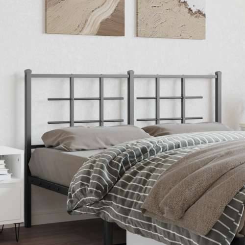 Metalno uzglavlje crno 140 cm - Crna 140 cm 1 Cijena