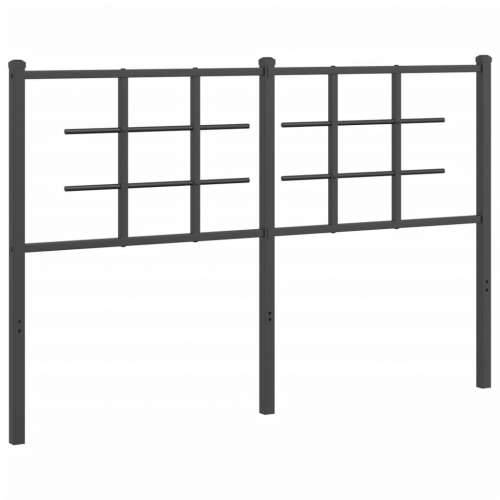 Metalno uzglavlje crno 140 cm - Crna 140 cm 1 Cijena