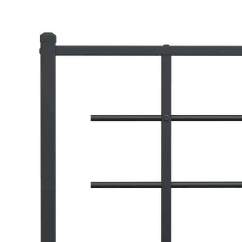 Metalno uzglavlje crno 140 cm - Crna 140 cm 1 Cijena