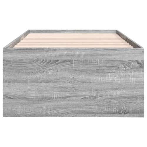 Dnevni krevet s ladicama bez madraca siva boja hrasta 90x200 cm - Sivi hrast sonoma 90 x 200 cm Cijena