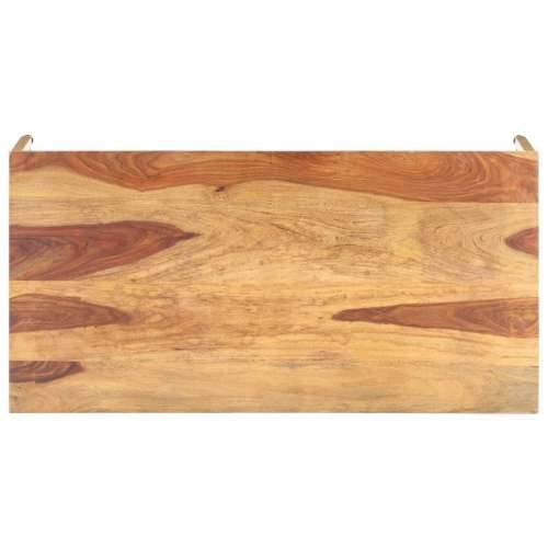 Stolić za kavu 120 x 60 x 40 cm od masivnog drva - Smeđa 1 Cijena