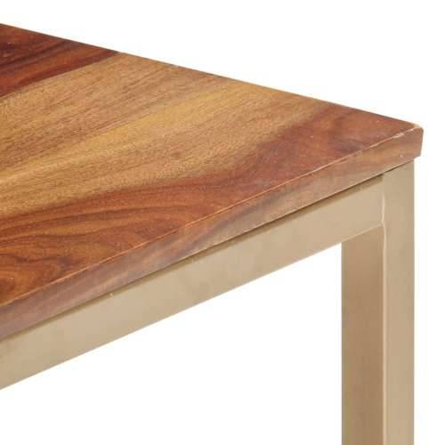 Stolić za kavu 120 x 60 x 40 cm od masivnog drva - Smeđa 1 Cijena
