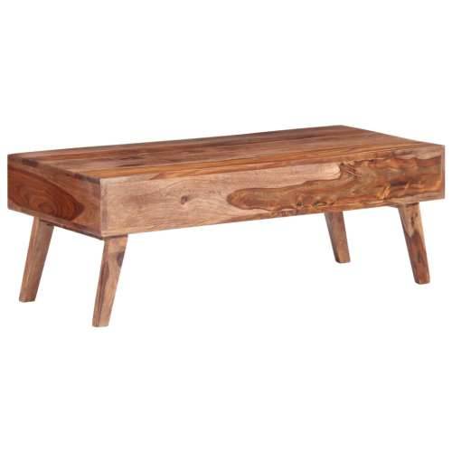 Stolić za kavu sivi 110 x 50 x 40 cm od masivnog drva Cijena
