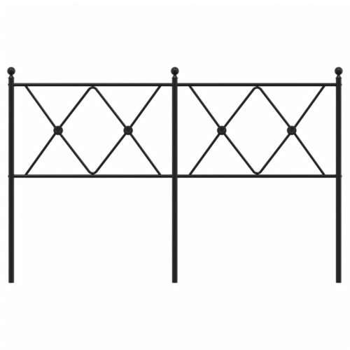 Metalno uzglavlje crno 137 cm - Crna 137 cm 1 Cijena