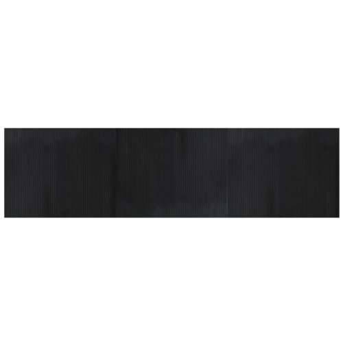 Tepih pravokutni crni 80 x 300 cm od bambusa - Crna 80 x 300 cm Cijena