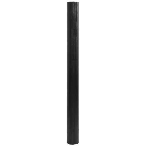 Tepih pravokutni crni 80 x 300 cm od bambusa - Crna 80 x 300 cm Cijena